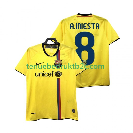 Uitshirt Retro FC Barcelona A INIESTA 8 2009 Mannen 2008 S-S