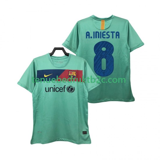 Uitshirt Retro FC Barcelona A INIESTA 8 Mannen 2011 2010 S-S