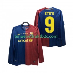 Thuisshirt Retro FC Barcelona ETO O 9 Champions League 2009 Mannen 2008 L-S