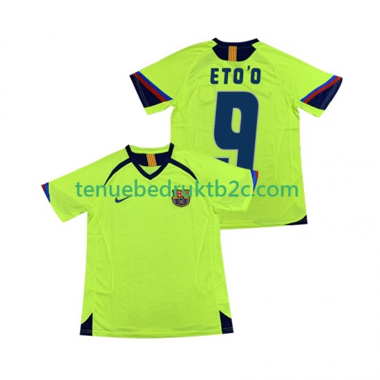 Uitshirt Retro FC Barcelona ETOO 9 2005 Mannen 2006 S-S