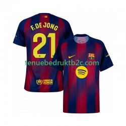 Thuisshirt FC Barcelona Frenkie de Jong 21 Mannen 2025-26 S-S