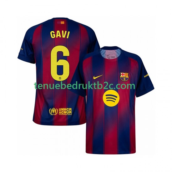 Thuisshirt FC Barcelona Gavi 6 Mannen 2025-26 S-S