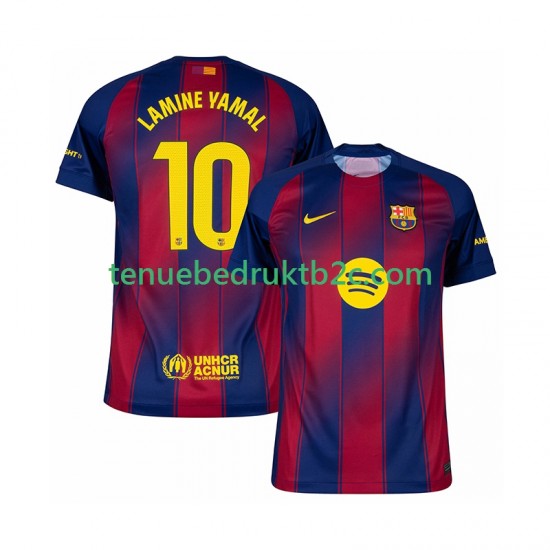 Thuisshirt FC Barcelona Lamine Yamal 10 Mannen 2025-26 S-S