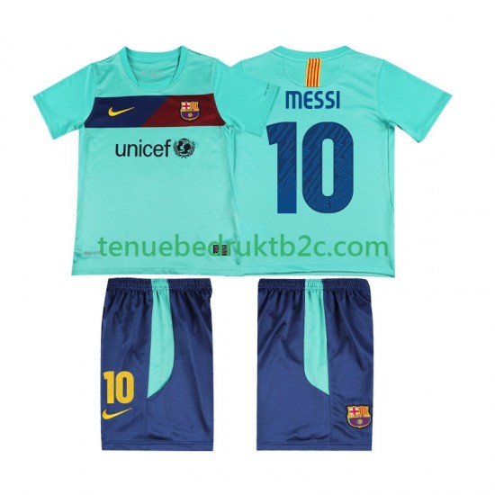 Uitshirt Retro FC Barcelona Lionel Messi 10 Voetbalteneu Kinderen 2011 2010 S-S
