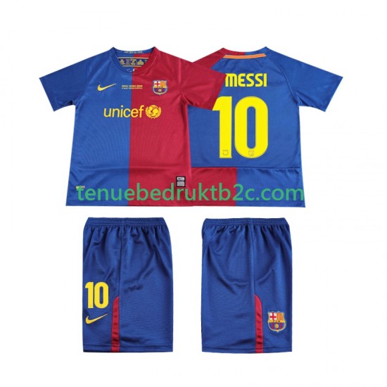 Thuisshirt Retro FC Barcelona Lionel Messi 10 Champions League 2009 Voetbalteneu Kinderen 2008 S-S