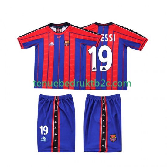 Thuisshirt Retro FC Barcelona Lionel Messi 19 1997 Voetbalteneu Kinderen 1998 S-S
