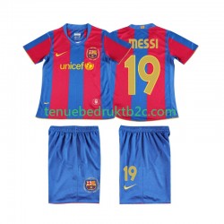 Thuisshirt Retro FC Barcelona Lionel Messi 19 2007 Voetbalteneu Kinderen 2008 S-S