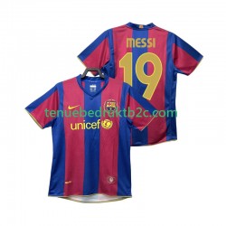Thuisshirt Retro FC Barcelona Lionel Messi 19 2007 Mannen 2008 S-S