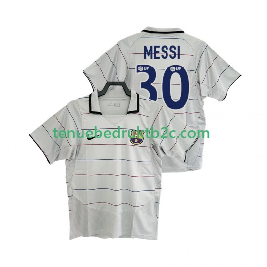 Uitshirt Retro FC Barcelona Lionel Messi 30 2003 Mannen 2004 S-S