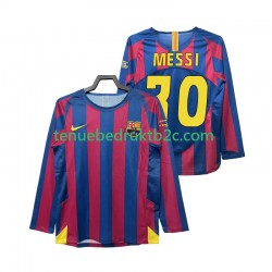 Thuisshirt Retro FC Barcelona Lionel Messi 30 Champions League 2005 Mannen 2006 L-S