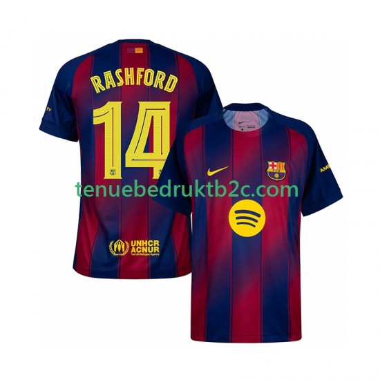 Thuisshirt FC Barcelona Marcus Rashford 14 Champions League Mannen 2025-26 S-S