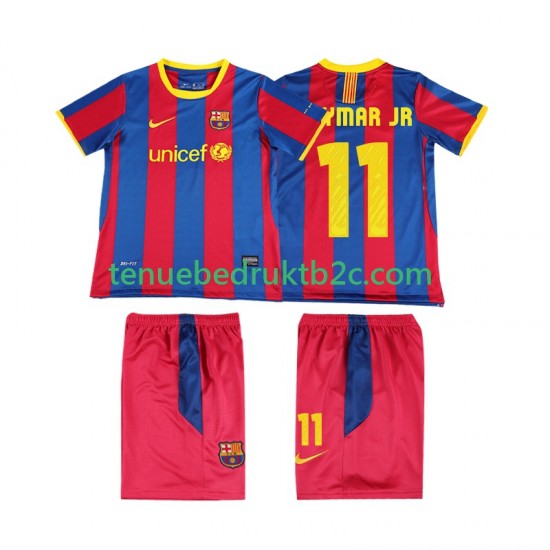 Thuisshirt Retro FC Barcelona Neymar JR 11 Voetbalteneu Kinderen 2011 2010 S-S