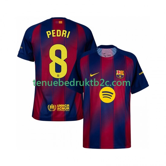 Thuisshirt FC Barcelona Pedri 8 Mannen 2025-26 S-S