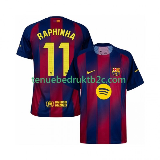 Thuisshirt FC Barcelona Raphinha 11 Mannen 2025-26 S-S