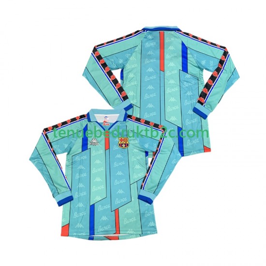 Uitshirt Retro FC Barcelona 1996 1997 Mannen L-S