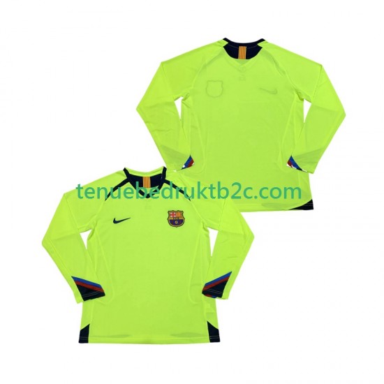 Uitshirt Retro FC Barcelona 2005 Mannen 2006 L-S