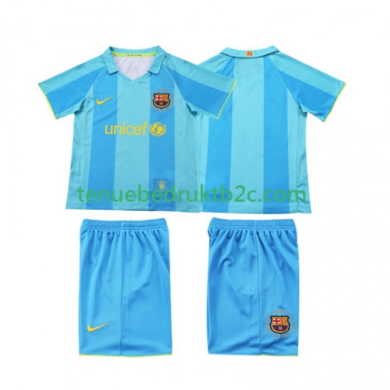 Uitshirt Retro FC Barcelona 2007 Voetbalteneu Kinderen 2008 S-S