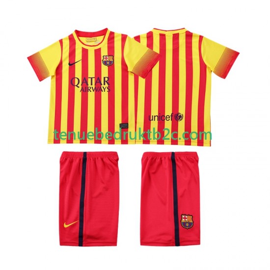 Uitshirt Retro FC Barcelona 2013 2014 Voetbalteneu Kinderen S-S