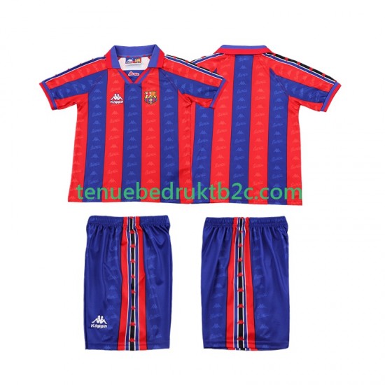 Thuisshirt Retro FC Barcelona 1996 1997 Voetbalteneu Kinderen S-S