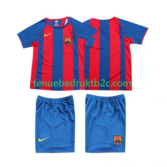 Thuisshirt Retro FC Barcelona 2005 Voetbalteneu Kinderen 2004 S-S