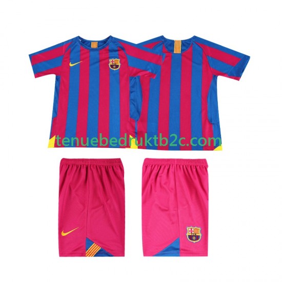 Thuisshirt Retro FC Barcelona 2005 Voetbalteneu Kinderen 2006 S-S