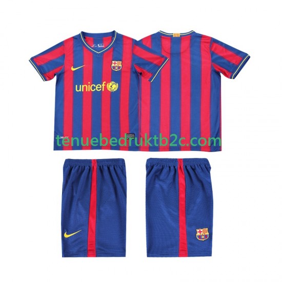 Thuisshirt Retro FC Barcelona 2009 Voetbalteneu Kinderen 2010 S-S