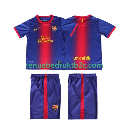 Thuisshirt Retro FC Barcelona 2012 2013 Voetbalteneu Kinderen S-S