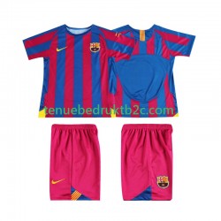 Thuisshirt Retro FC Barcelona Champions League 2005 Voetbalteneu Kinderen 2006 S-S