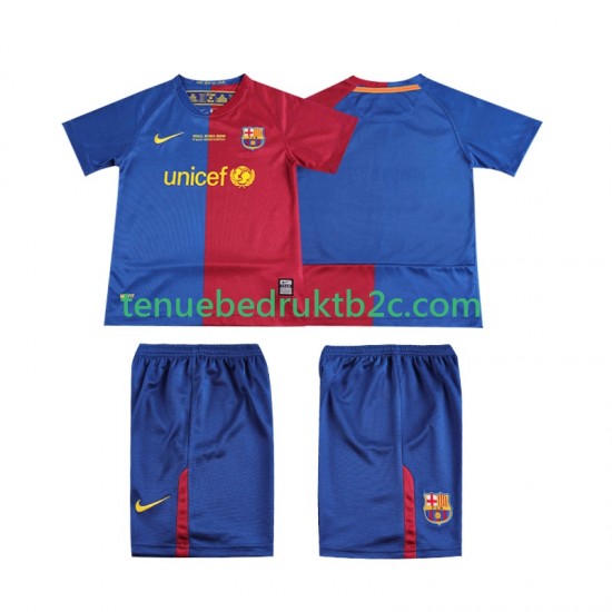 Thuisshirt Retro FC Barcelona Champions League 2009 Voetbalteneu Kinderen 2008 S-S