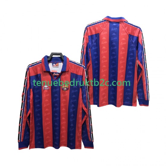 Thuisshirt Retro FC Barcelona 1996 1997 Mannen L-S