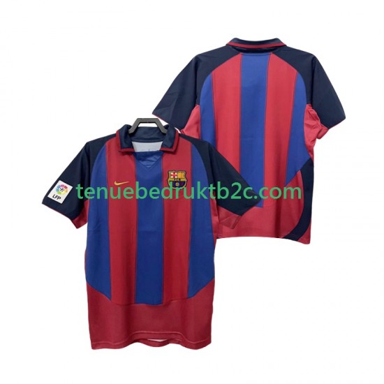 Thuisshirt Retro FC Barcelona 2003 Mannen 2004 S-S
