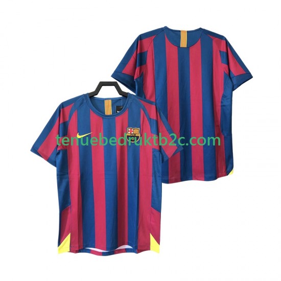 Thuisshirt Retro FC Barcelona 2005 Mannen 2006 S-S
