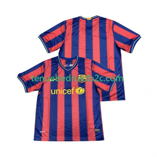 Thuisshirt Retro FC Barcelona 2009 Mannen 2010 S-S