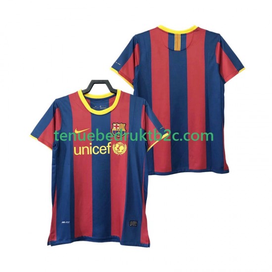 Thuisshirt Retro FC Barcelona Mannen 2011 2010 S-S