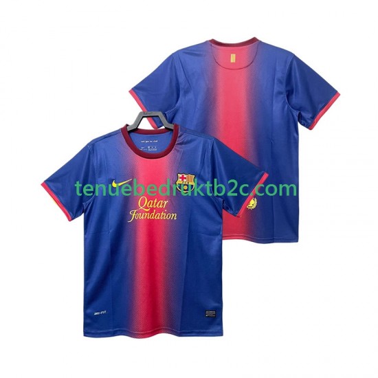 Thuisshirt Retro FC Barcelona 2012 2013 Mannen S-S