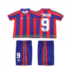Thuisshirt Retro FC Barcelona Ronaldo 1996 1997 Voetbalteneu Kinderen S-S