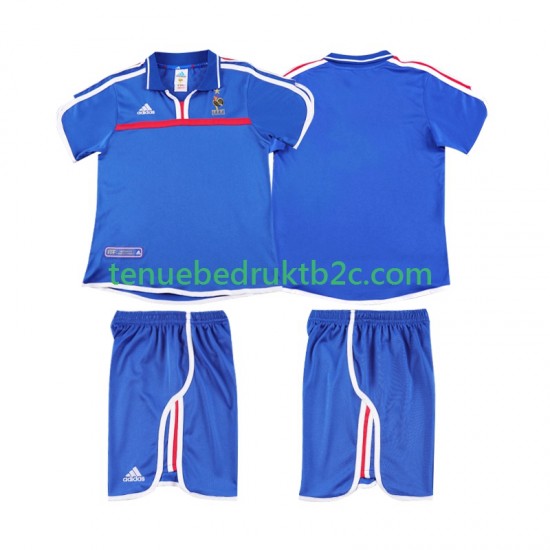 Thuisshirt Retro Frankrijk 2000 Voetbalteneu Kinderen S-S