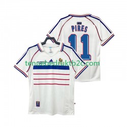 Uitshirt Retro Frankrijk PIRES 11 Mannen 1998 S-S