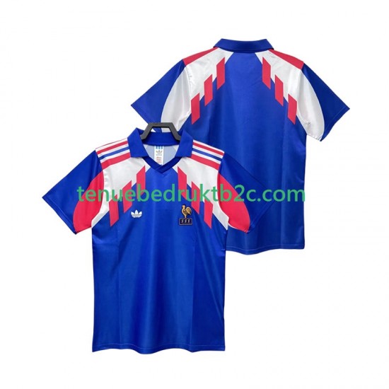Thuisshirt Retro Frankrijk 1990 Mannen S-S