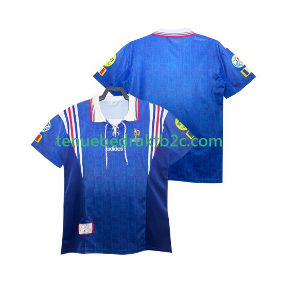 Thuisshirt Retro Frankrijk 1996 Mannen S-S