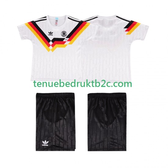 Thuisshirt Retro Duitsland 1990 Voetbalteneu Kinderen S-S