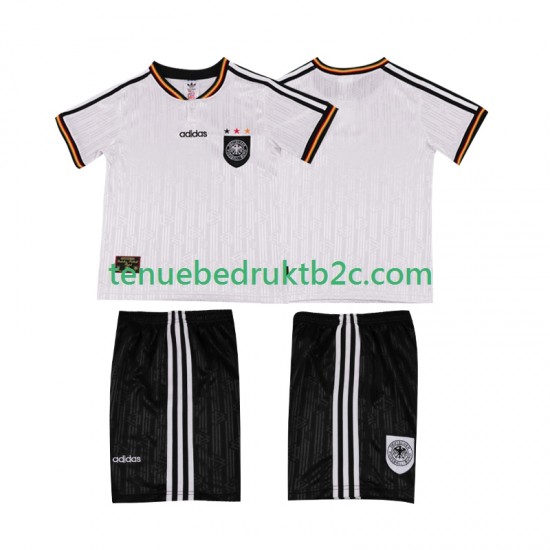 Thuisshirt Retro Duitsland 1996 Voetbalteneu Kinderen S-S