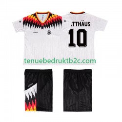 Thuisshirt Retro Duitsland MATTHAUS 10 Voetbalteneu Kinderen 1994 S-S