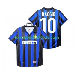 Thuisshirt Retro Inter Milan BAGGIO 10 Mannen 1998 1999 S-S