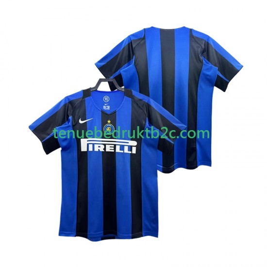 Thuisshirt Retro Inter Milan 2005 Mannen 2004 S-S