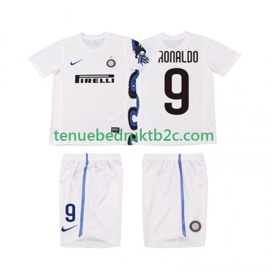 Uitshirt Retro Inter Milan Ronaldo 9 Voetbalteneu Kinderen 2011 2010 S-S