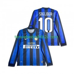 Thuisshirt Retro Inter Milan SNEIJDER 10 2009 Mannen 2010 L-S