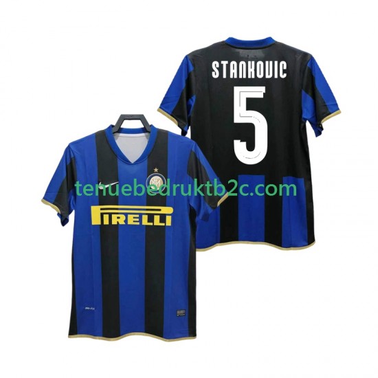 Thuisshirt Retro Inter Milan STANKOVIC 5 Champions League 2009 Mannen 2008 S-S