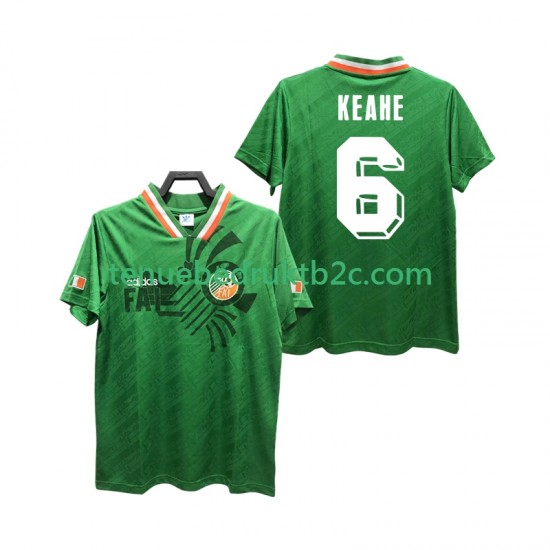 Thuisshirt Retro Ierland KEAHE 6 Mannen 1994 S-S