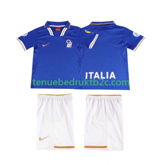 Thuisshirt Retro Italië 1996 Voetbalteneu Kinderen S-S